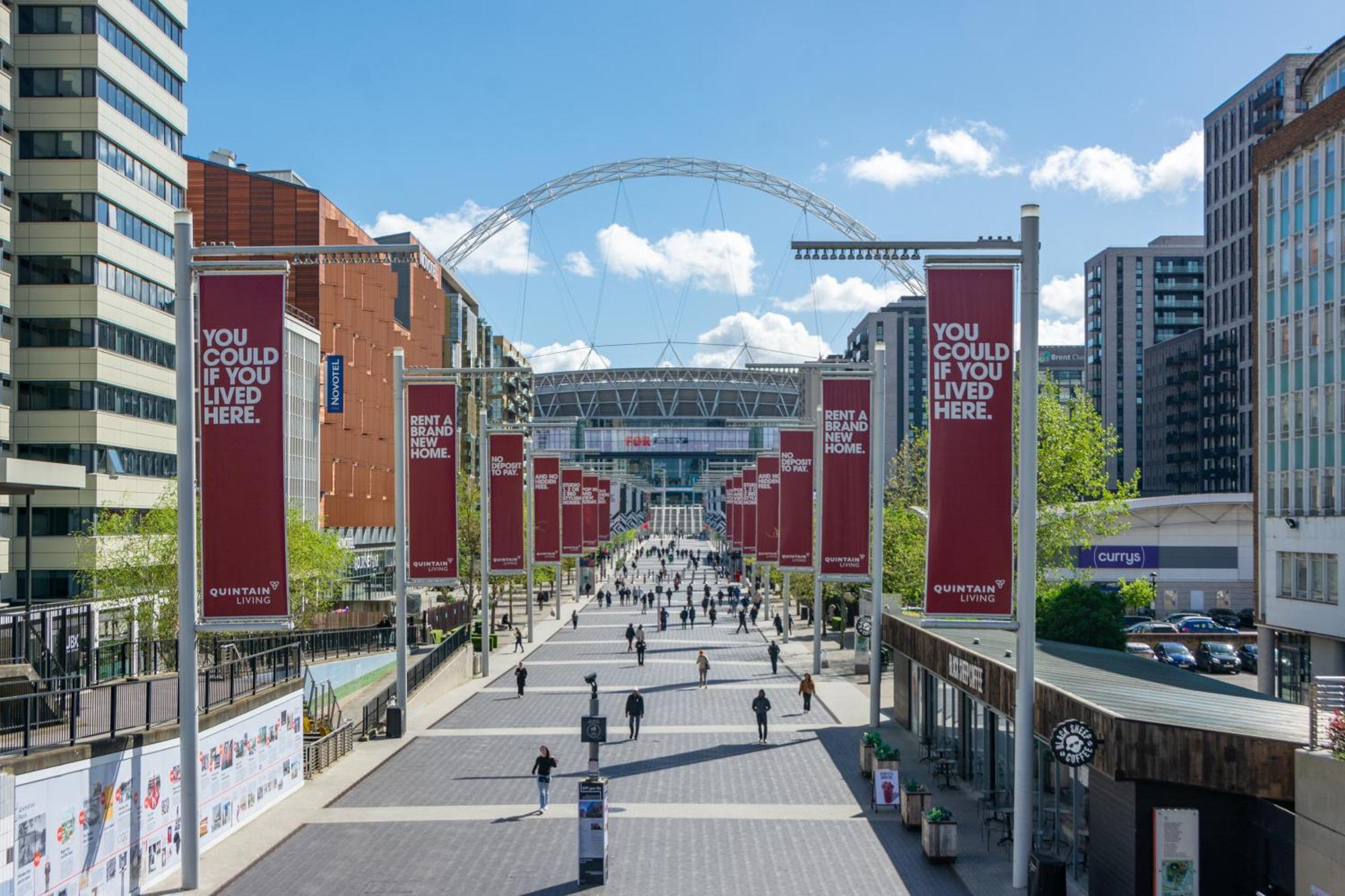Mysquare State-Of-The-Art 1 Bedroom Apartments Near Wembley Park London Kültér fotó